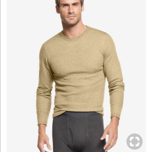 alfani men's thermal shirt